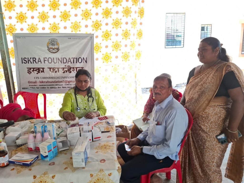 भारतरत्न डॉ. बाबासाहेब आंबेडकर जयंतीनिमित्त दिवळे गावात मोफत आरोग्य शिबिर संपन्न