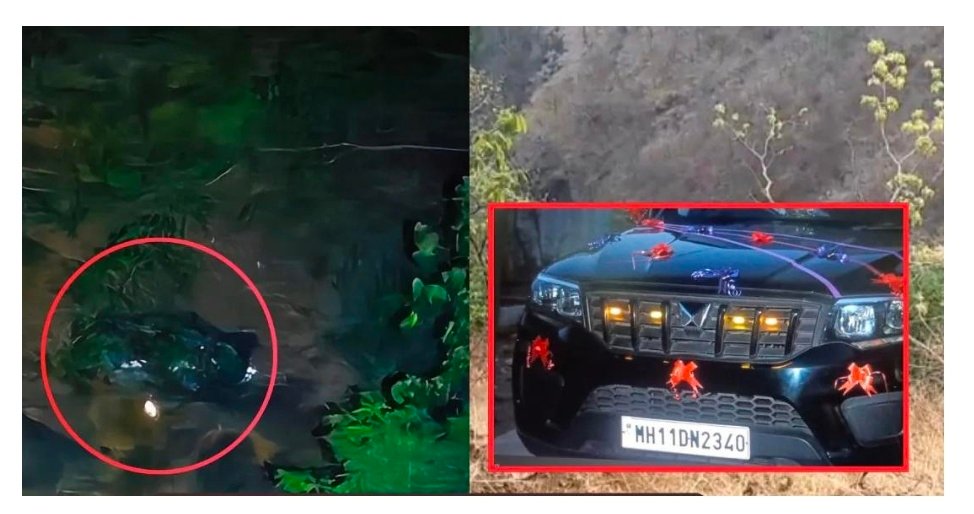 आंबेनळी घाटात भीषण अपघात, स्कॉर्पिओ दरीत कोसळली, आठ जणांचा मृत्यू…